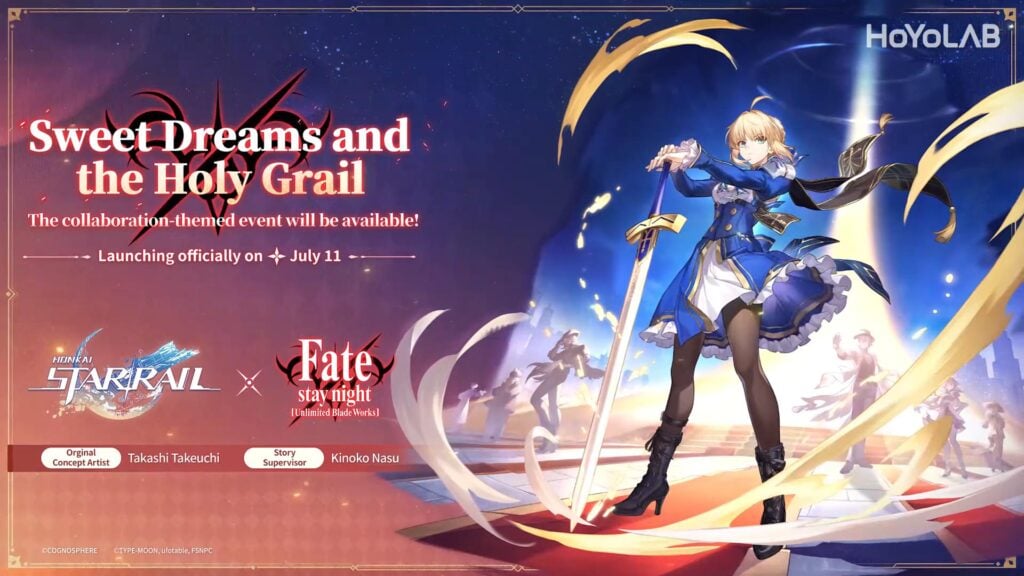 Honkai Star Rail x Fate/stay night Unlimited Blade Works graphics (Image via HoYoverse)