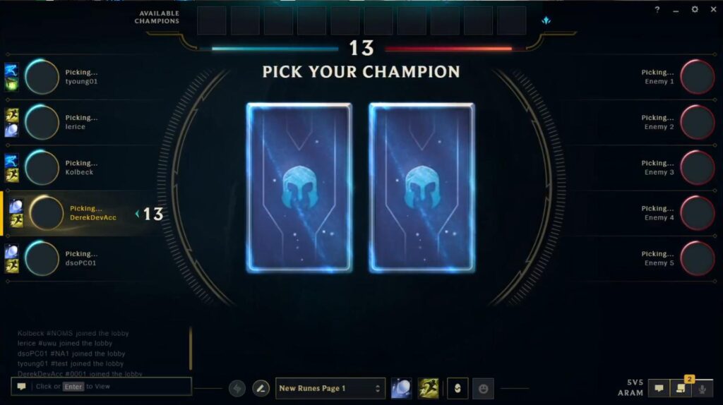 Champion cards (Image via Riot Games)