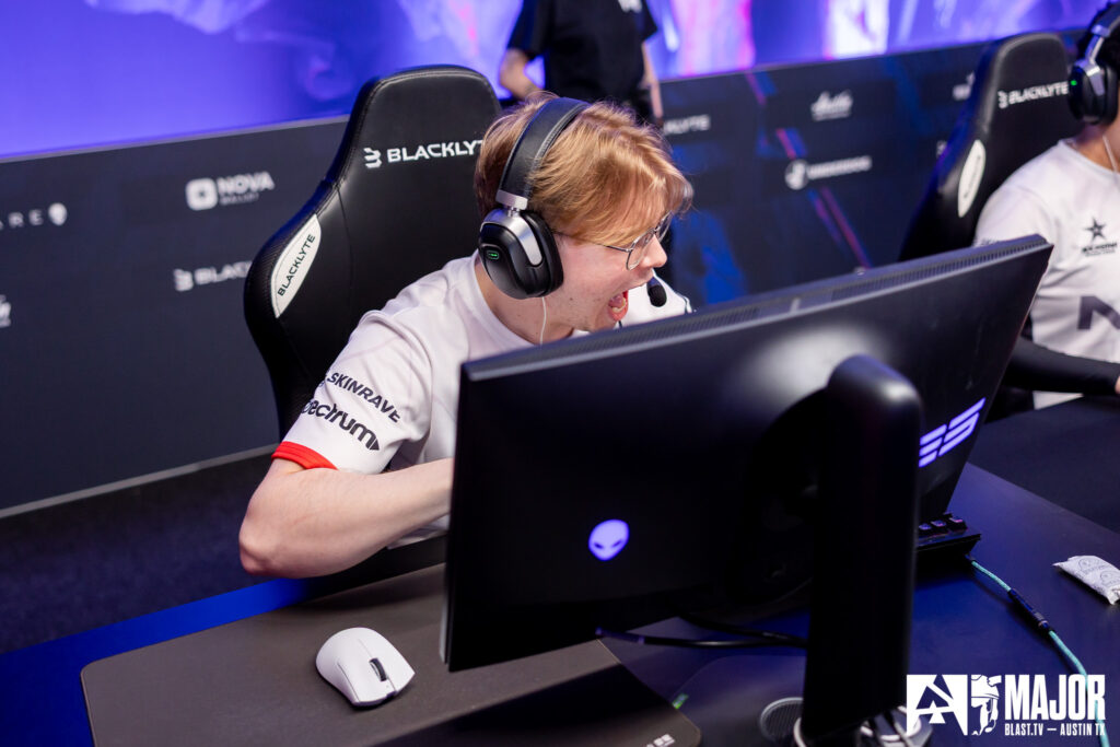 It’s a photo of the Counter-Strike 2 esports team NRG during Stage 1 of the tournament BLAST.tv Austin Major 2025.