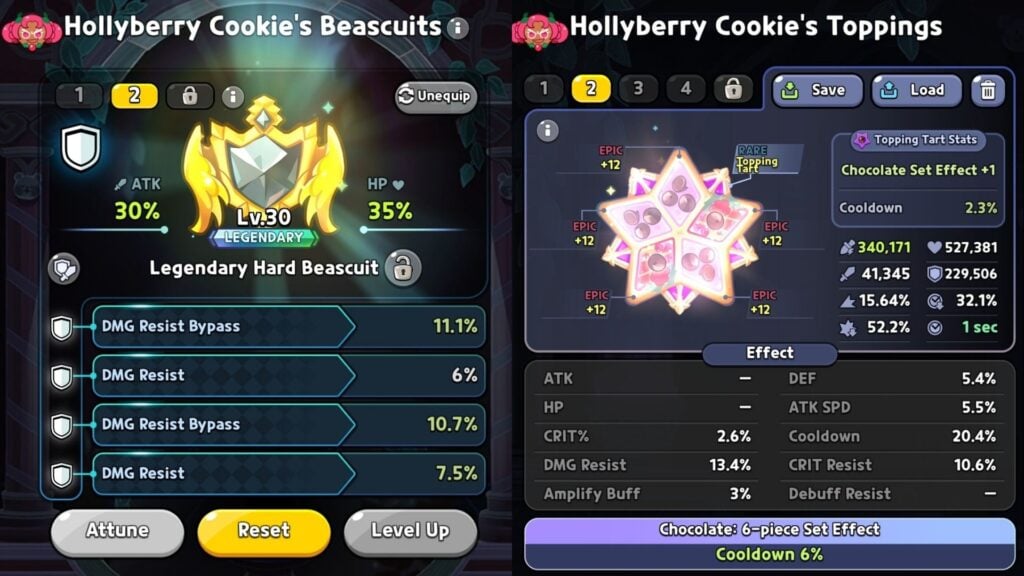Best Awakened Hollyberry Cookie Topping and Beascuit Build in CRK