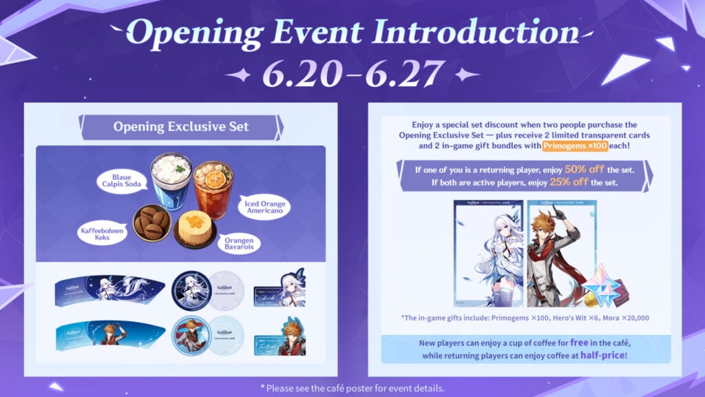 Open Event Introduction for the Grand Opening of the HoYoverse Café