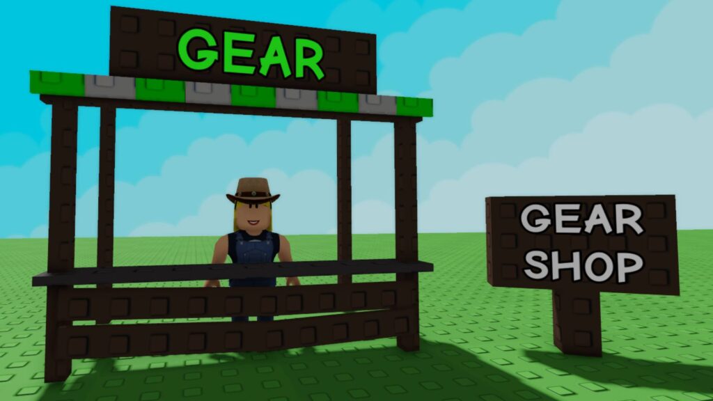 Where to find the Gear Shop in Grow a Garden