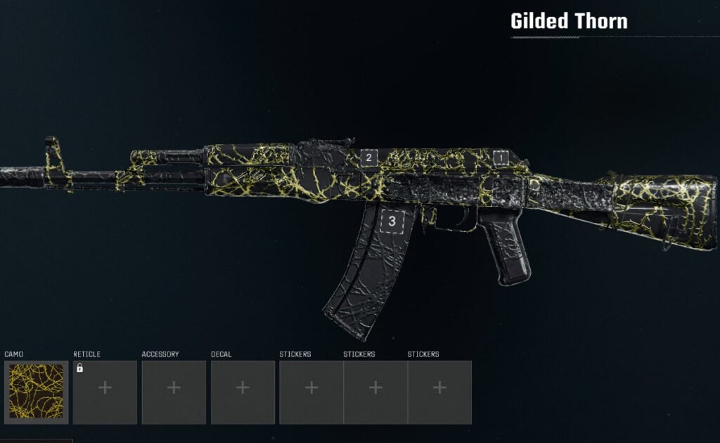 How to unlock the Gilded Thorn camo in Black Ops 6 & Warzone