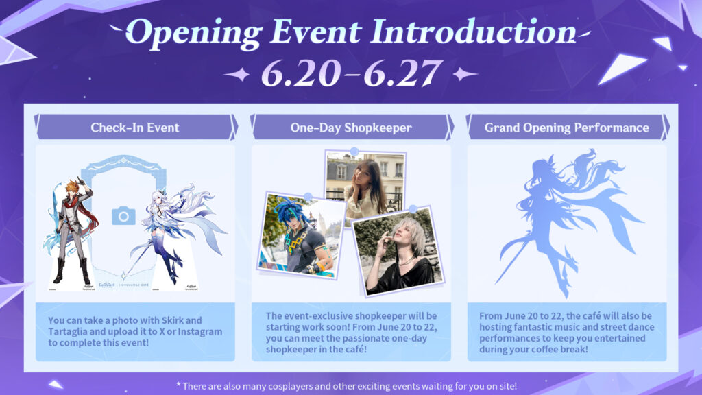 Open Event Introduction for the Grand Opening of the HoYoverse Café