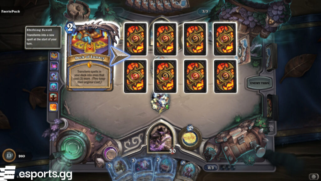 Hearthstone Shiftcon West Tavern Brawl gameplay