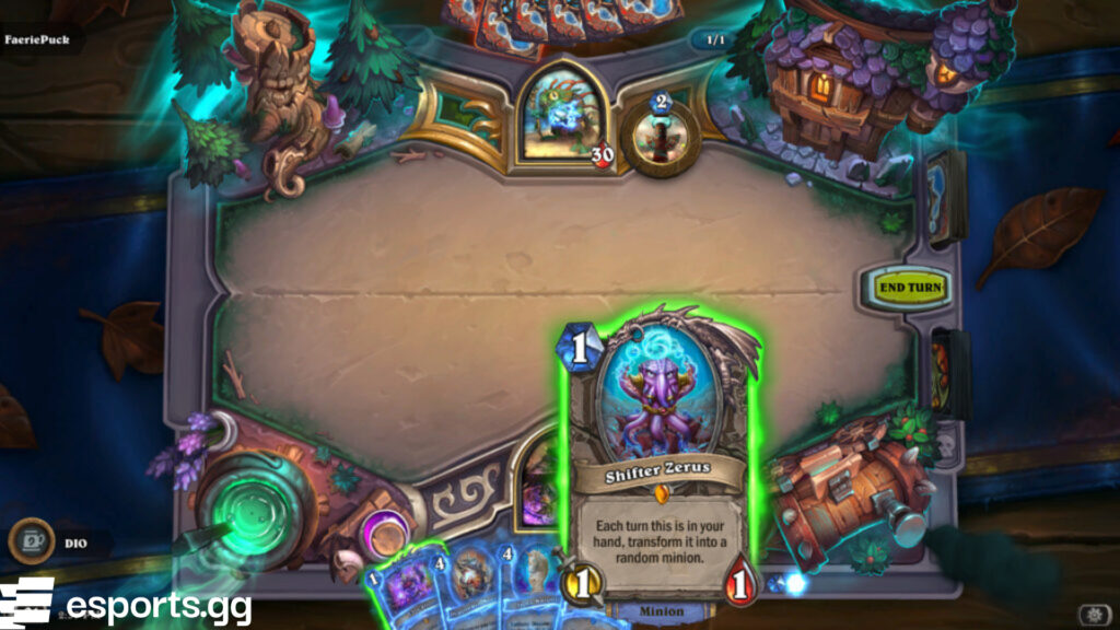 Shifter Zerus in the Hearthstone Shiftcon West Tavern Brawl