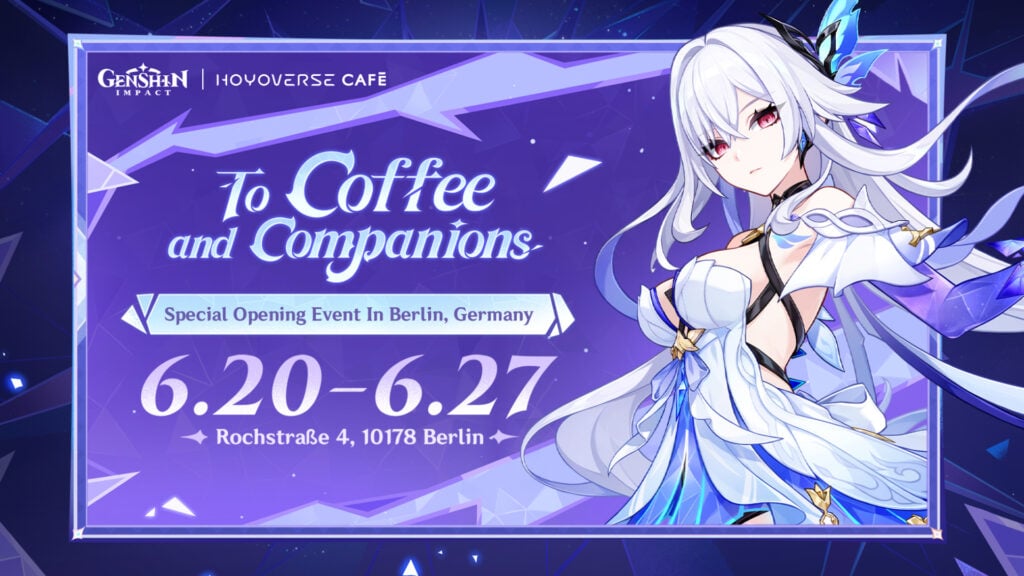 HoYoverse opens first-ever café in Berlin featuring Genshin Impact and ZZZ-themed events