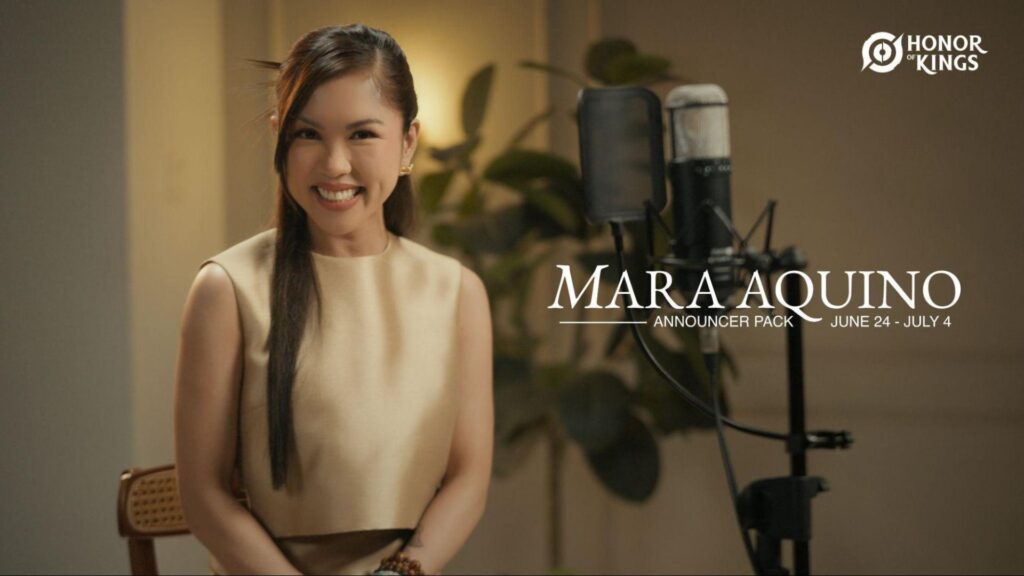 Honor of Kings gets former MLBB host Mara Aquino as announcer pack