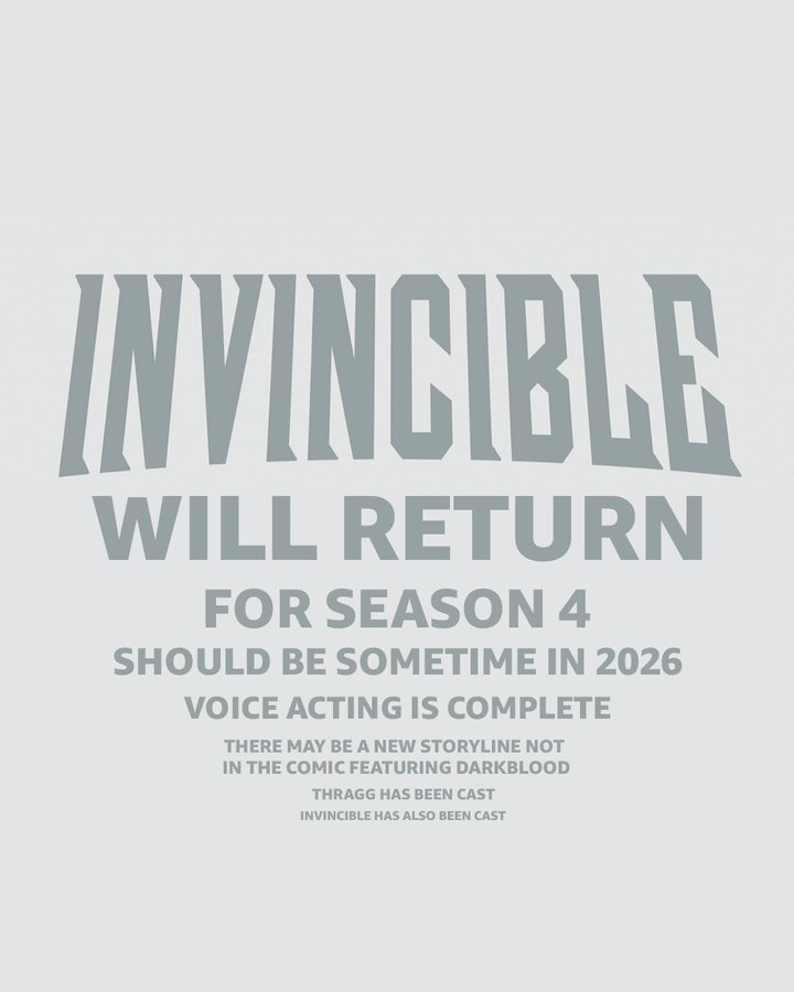 Invincible Season 4 release date