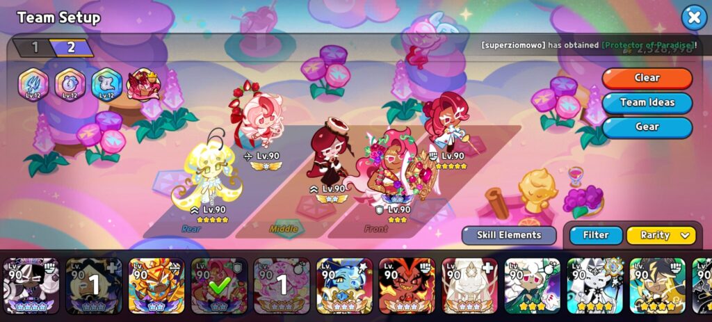 Key to the Heart Beast Raid Team 2