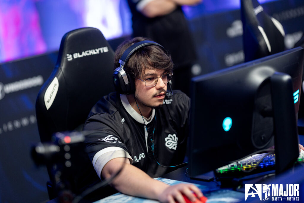 It’s a photo of the Counter-Strike 2 esports players from the team Legacy during the tournament BLAST.tv Austin Major 2025.