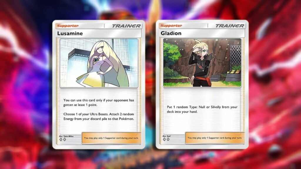 Main Supporter cards for Ultra Necrozma ex