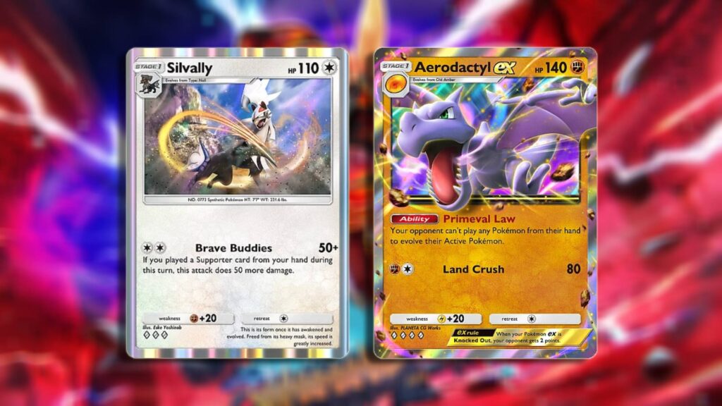 Main cards for the Silvally deck in Pokémon TCG Pocket