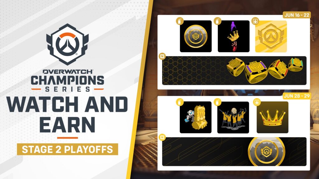 Overwatch 2 Twitch Drops OWCS Stage 2 Playoffs 2025