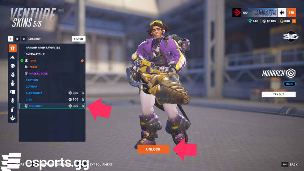 Monarch Venture skin 