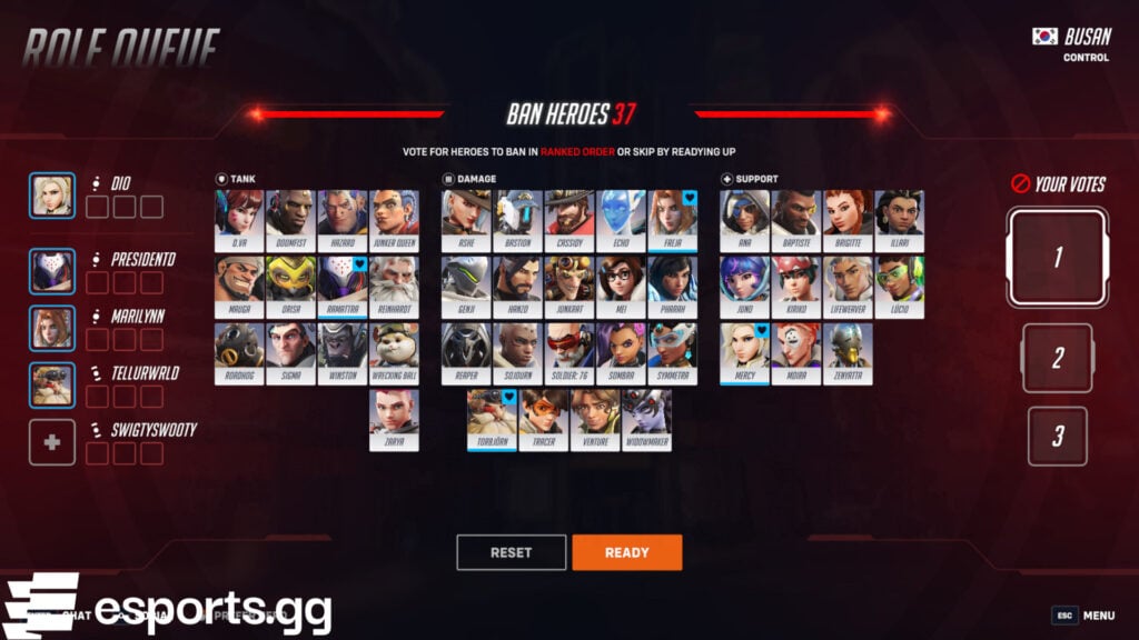 Overwatch 2 Competitive Drive events now have hero bans