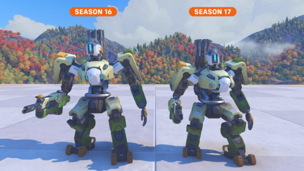 Overwatch 2 Season 17 shrinks Bastion and makes him 10% cuter!