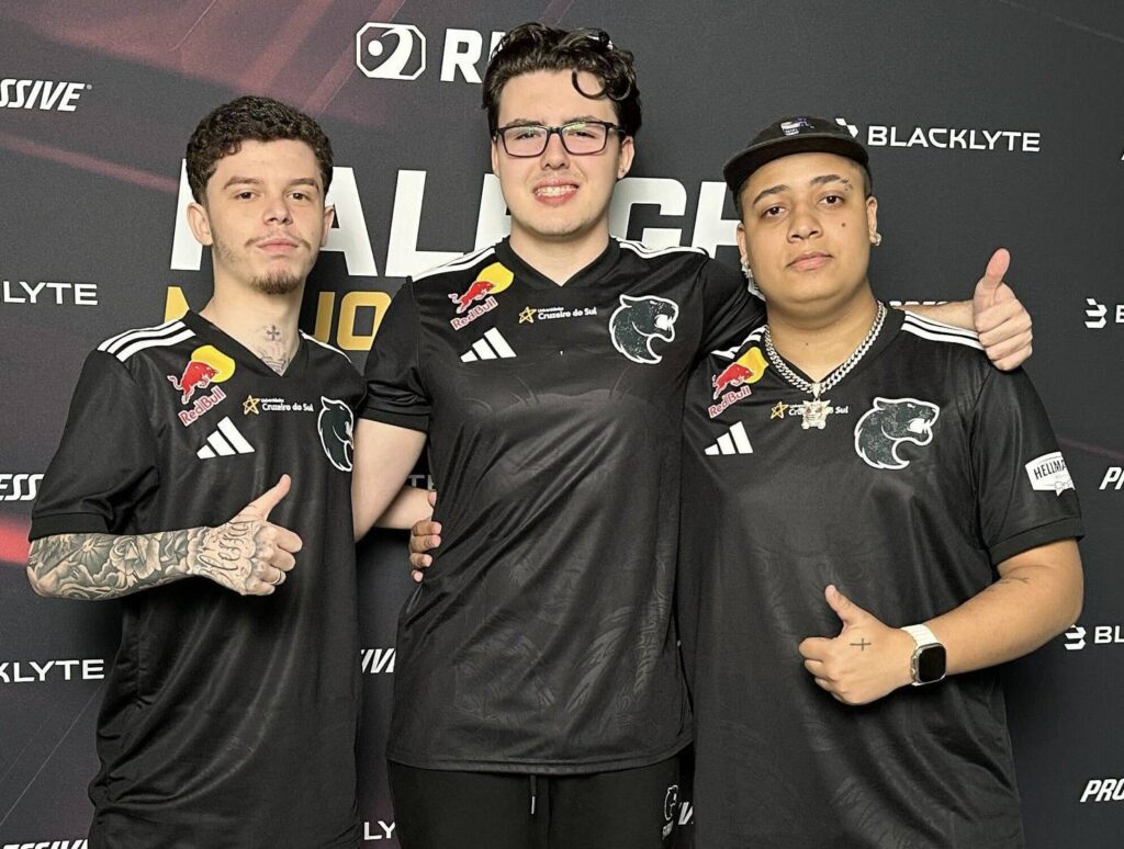 It’s a photo of the Rocket League esports team NRG at the RLCS 2025 tournament Raleigh Major.