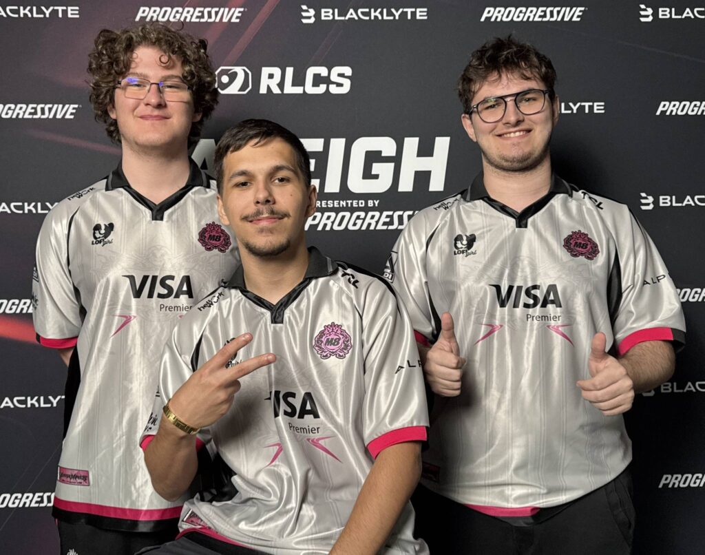 The Rocket League esports team Gentle Mates Alpine at the tournament RLCS 2025 Raleigh Major 2025: a photo.