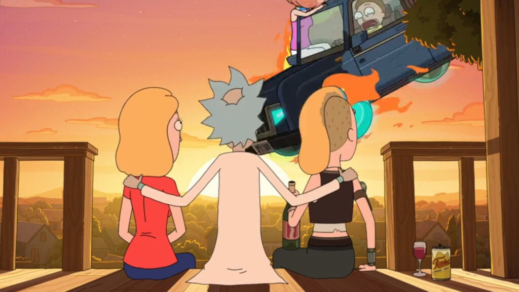 Rick with Beth and Space Beth