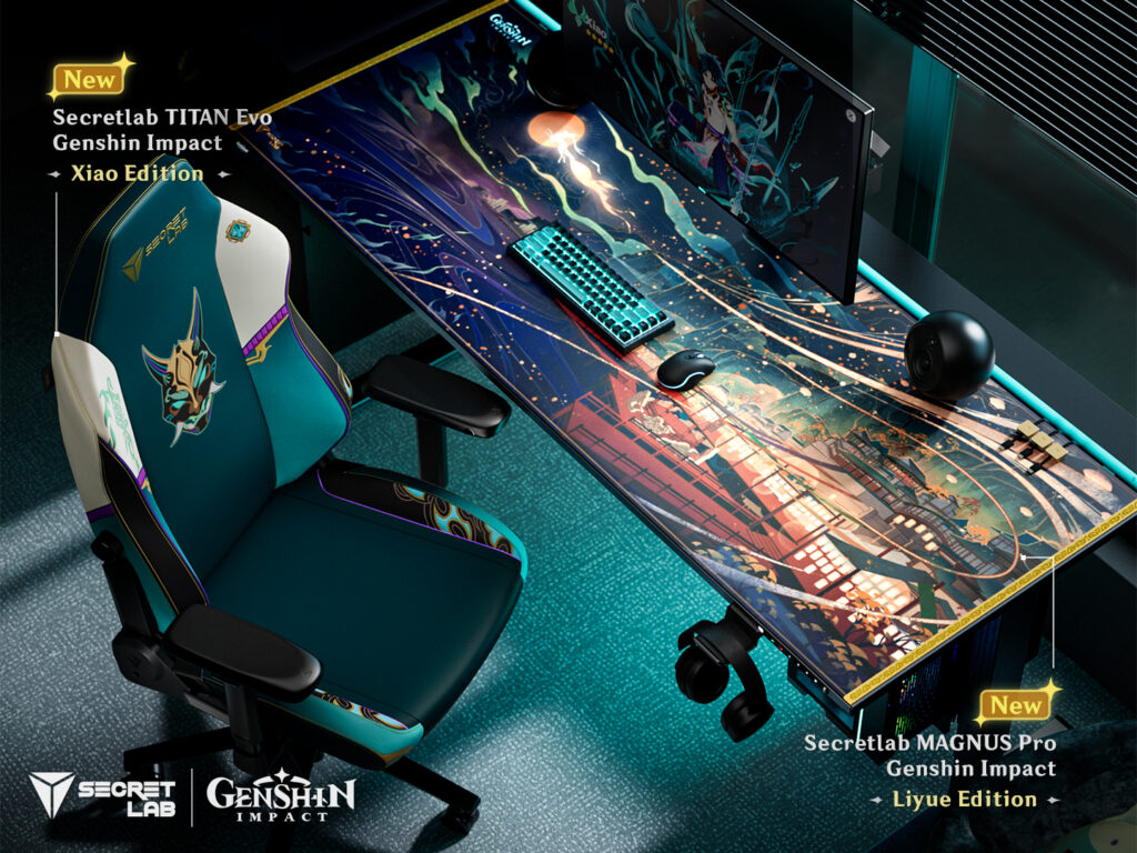 Ready for a Genshin Impact makeover for your setup? (Image via Secretlab)