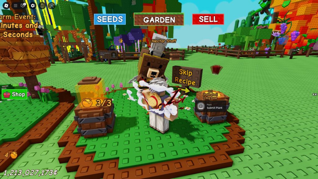 Submitting Honey and a crop to Bizzy Bear