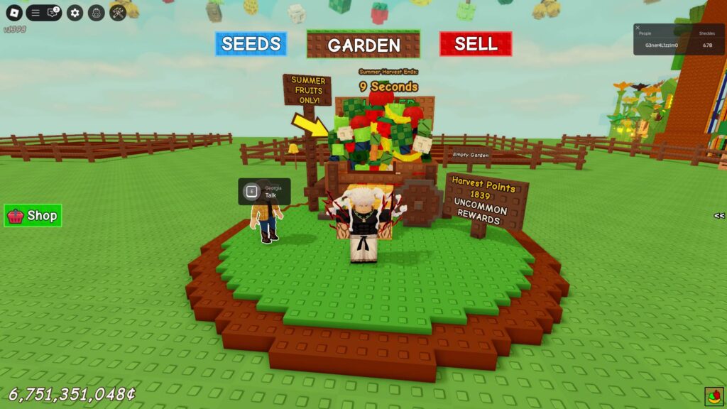 Total Harvest Points from tomatoes in Grow a Garden