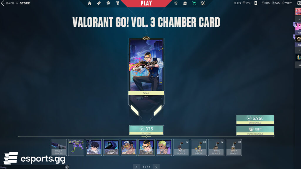 VALORANT GO! Vol. 3 Chamber card