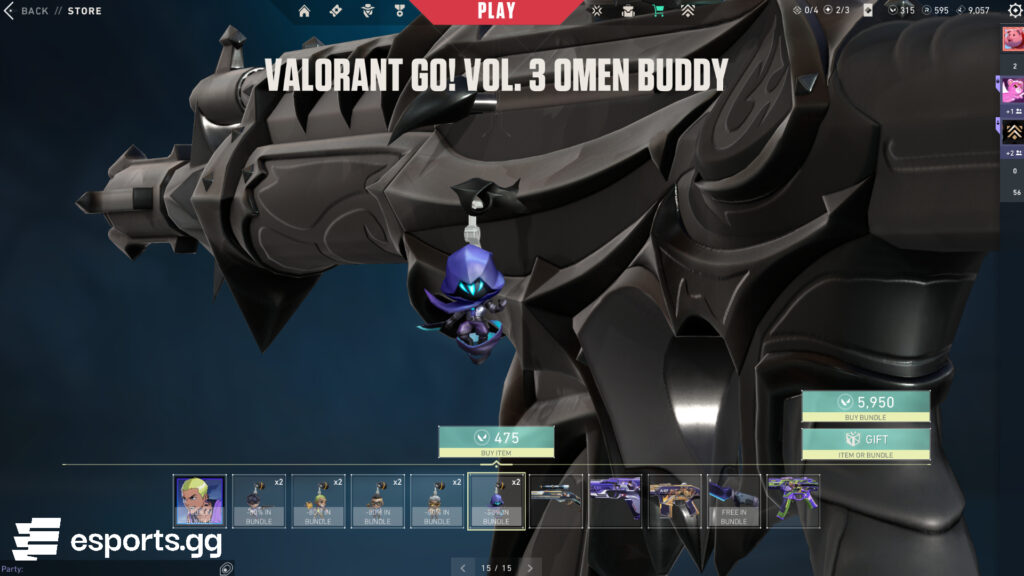 VALORANT GO! Vol. 3 Omen gun buddy