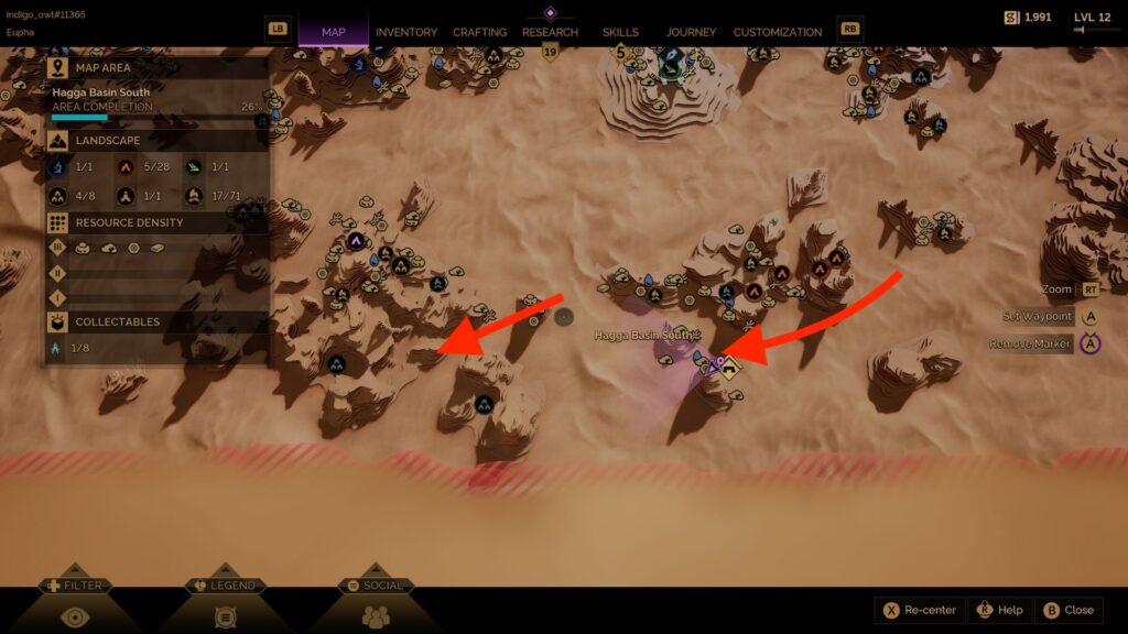 best copper ore farming spots in hagga basin