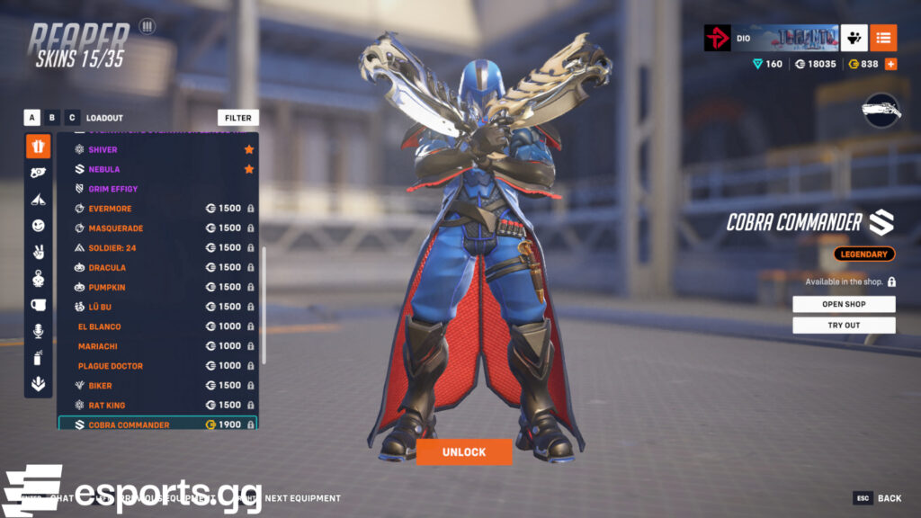 How to unlock the Overwatch 2 G.I. Joe skins individually 