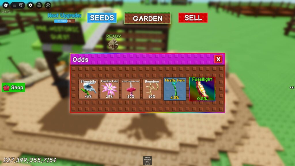Ancient Seed Pack odds