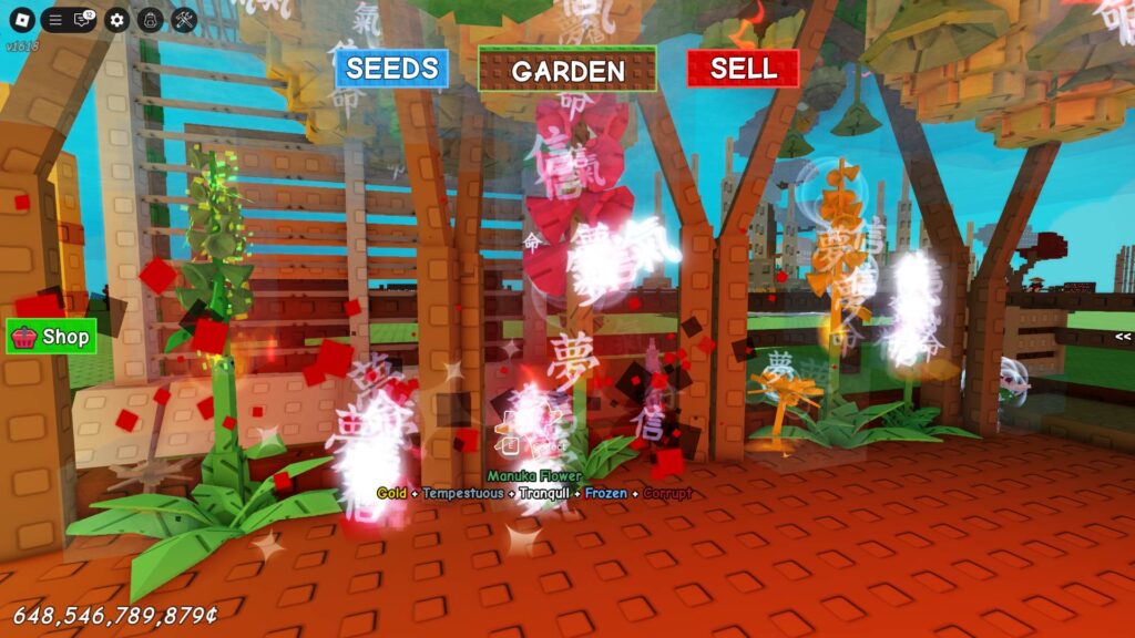 Corrupted Crops in Grow a Garden