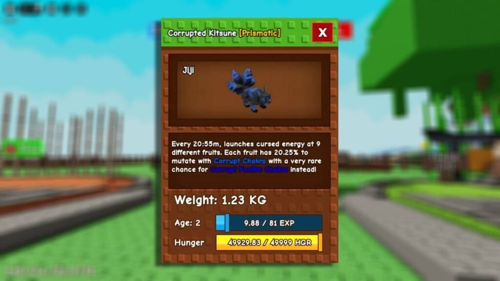 Corrupted Kitsune trait in Grow a Garden