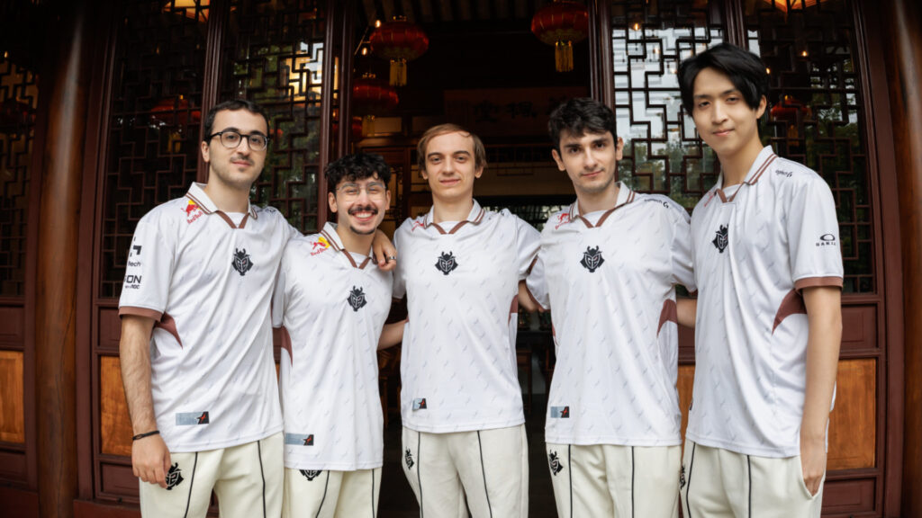 G2 SkewMond, BrokenBlade, Caps, Labrov, and Hans Sama at the MSI 2025