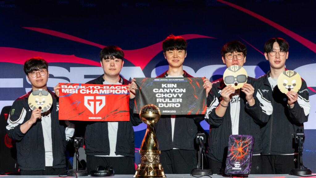 GEN Ruler on winning MSI 2025: “I think beating T1 at the LoL Worlds 2025 will feel like true revenge.”
