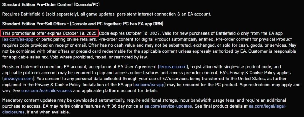 Battlefield 6 rumors of release date