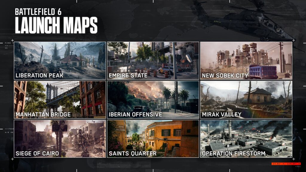 Battlefield 6 maps and modes