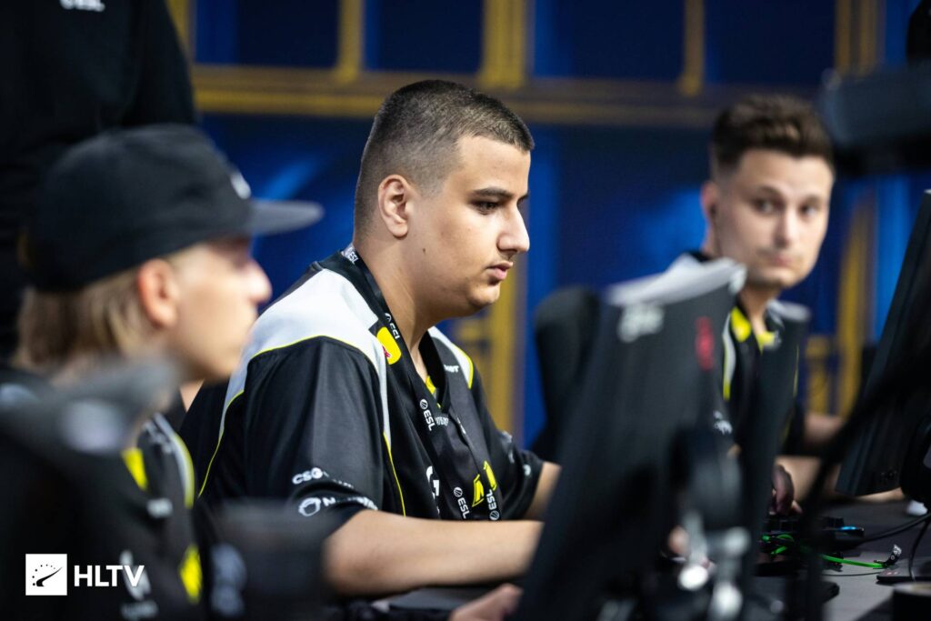It’s a photo of the CS2 esports player makazze from NAVI at the tournament IEM Cologne 2025.
