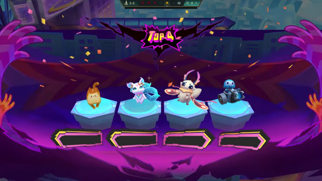 The four best player get to see themselves in a special cutscene