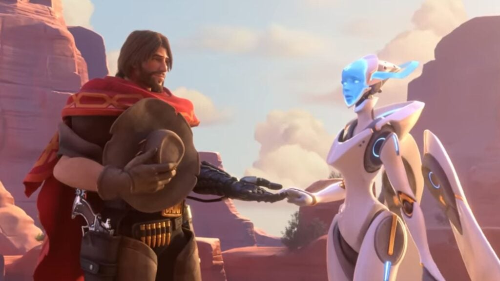 Cassidy and Echo in Overwatch 2