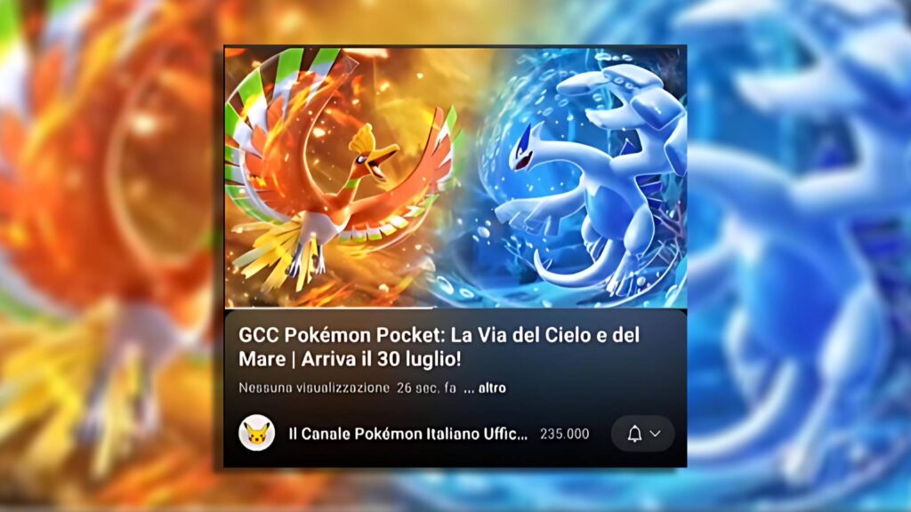 Leaked video of the possible Ho-Oh and Lugia set in Pokémon TCG Pocket
