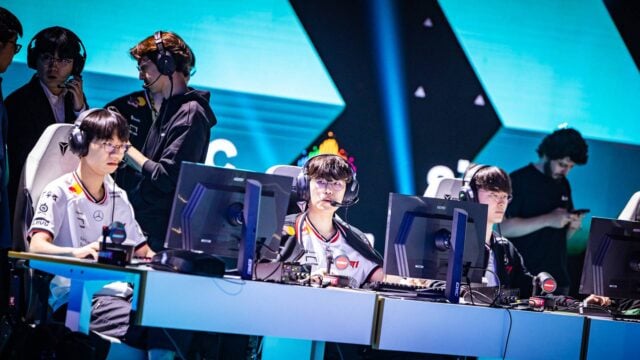 T1 demolish G2 in a match for the 3rd place at LoL Esports World Cup 2025