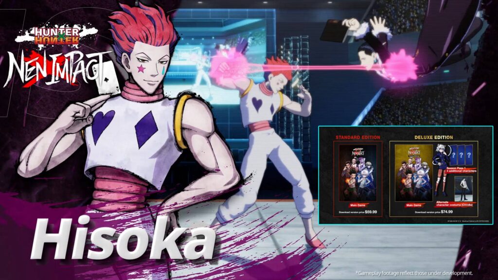 Hunter x Hunter Nen x Impact editions and pre-order bonus explained
