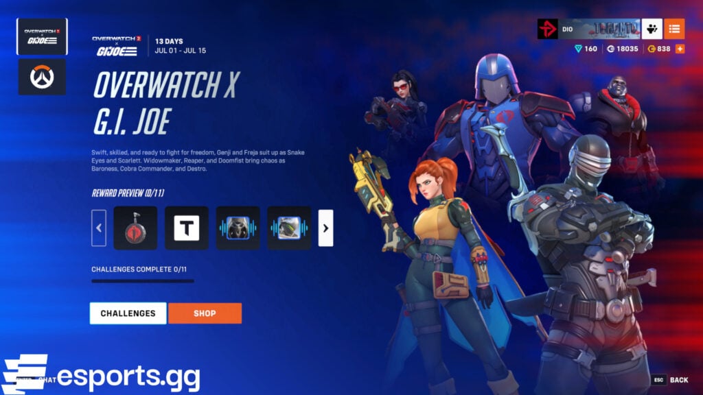 Overwatch 2 G.I. Joe event 