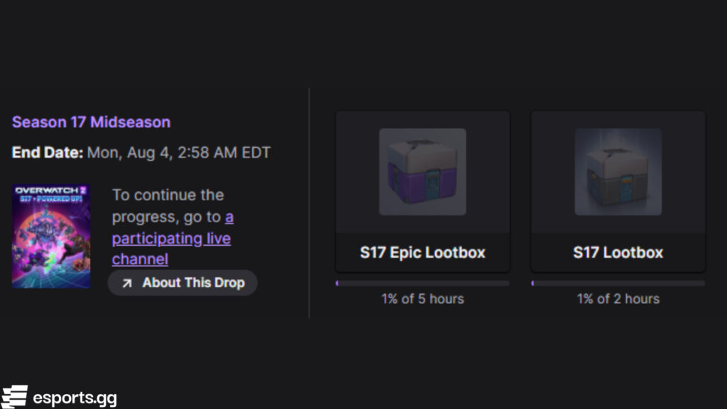 Overwatch 2 loot boxes twitch drops 