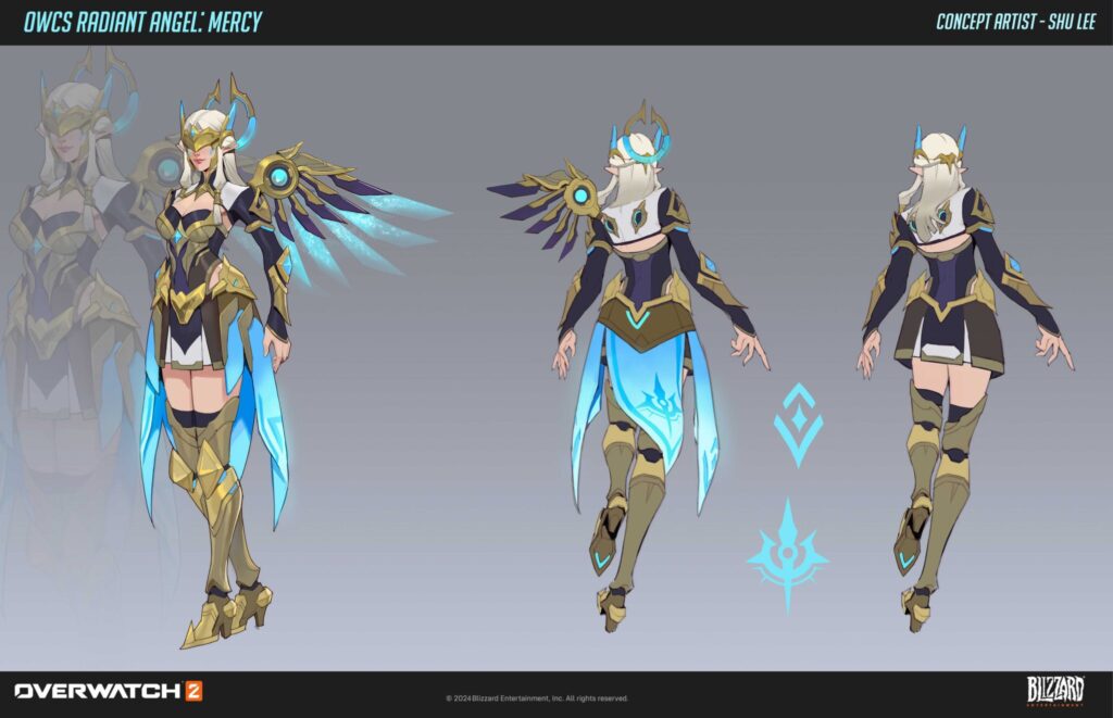 OWCS Radiant Angel Mercy concept art