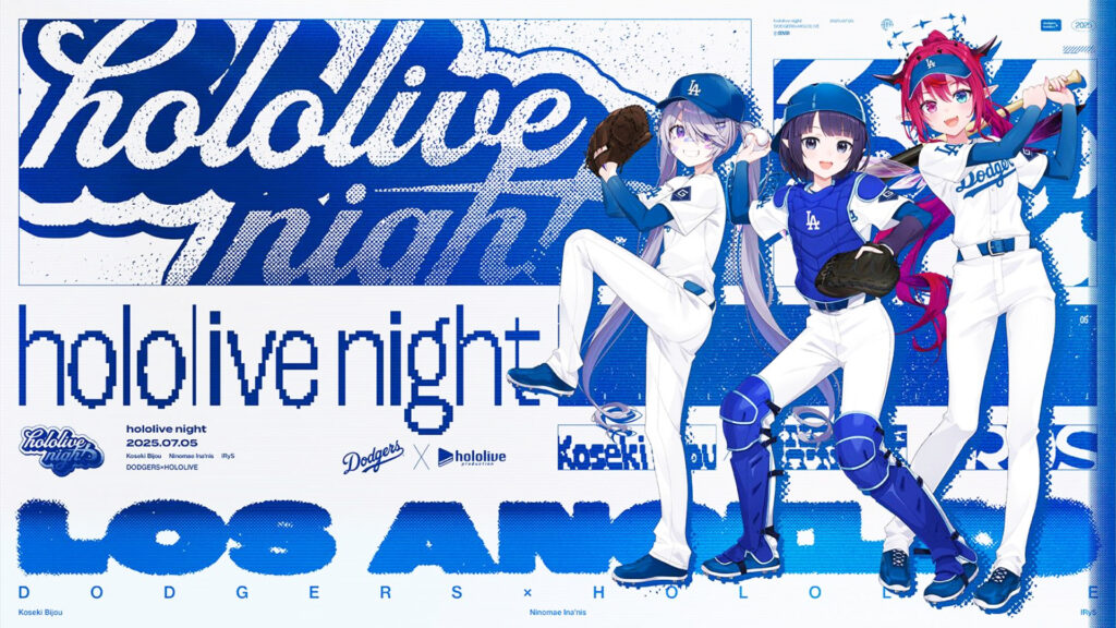 VTubers return to the Dodger Stadium for another “hololive night”!