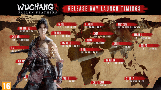 Wuchang: Fallen Feathers (Release Date, Platforms & Countdown)