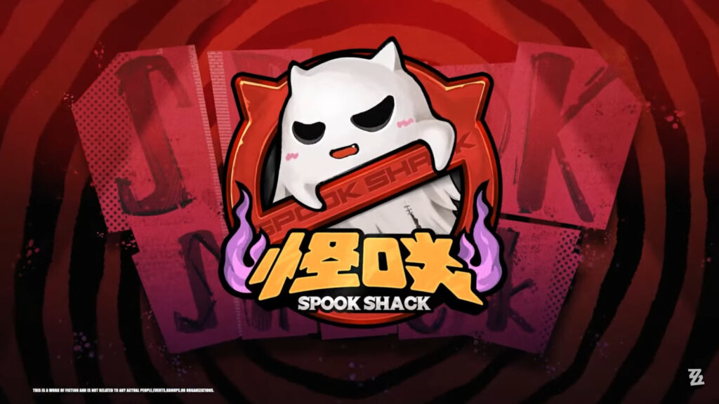 The image feature the logo of Spook Snack - a fictional group in the game Zenless Zone Zero.